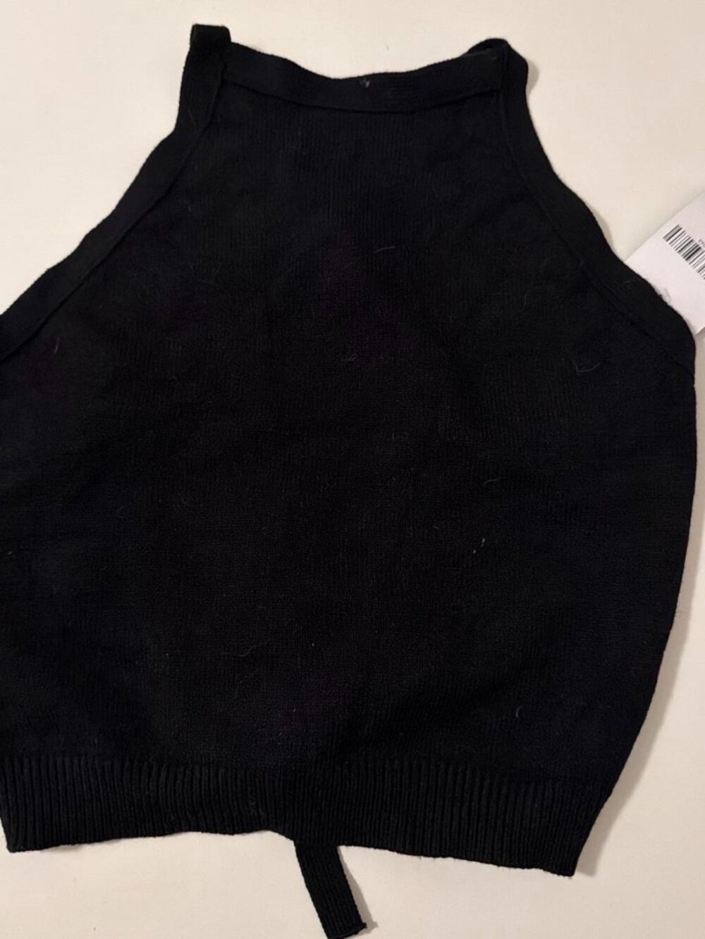 Forever 21 black halter crop top